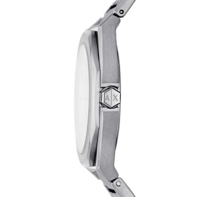 Armani Exchange Three-Hand Stainless Steel Watch - AX4606 - Watch