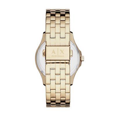 Armani Exchange Women's Three-Hand Gold-Tone Stainless Steel Watch - AX5216  - Watch Station