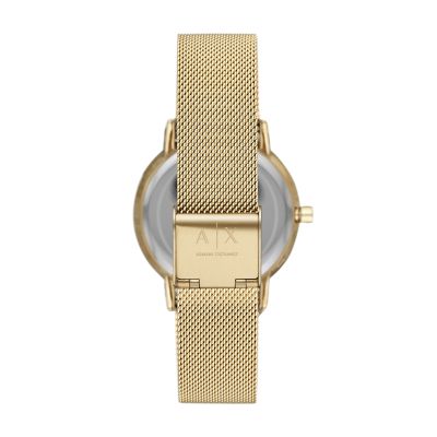 Armani exchange ladies watch best sale rose gold