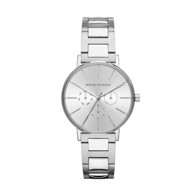 Multifunction Stainless Steel Watch 