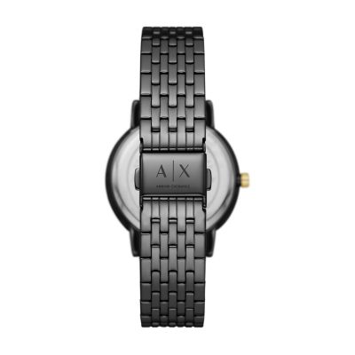 Armani Exchange Moonphase Multifunction Black Stainless Steel