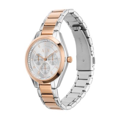 Armani Exchange Multifunction Two-Tone Stainless Steel Watch