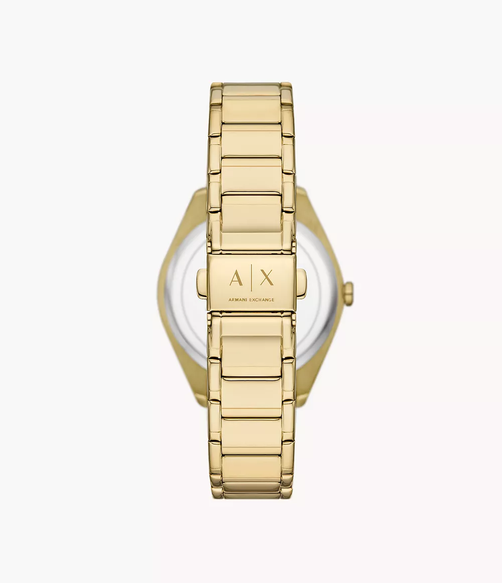 Armani Exchange Multifunction Gold-Tone Stainless Steel Watch - AX5661 -  Watch Station