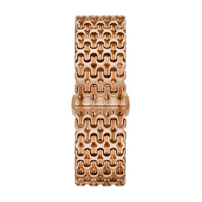 Armani Exchange Two-Hand Rose Gold-Tone Stainless Steel Watch