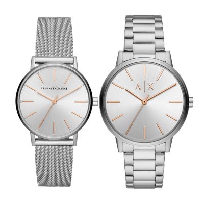 armani exchange watch set