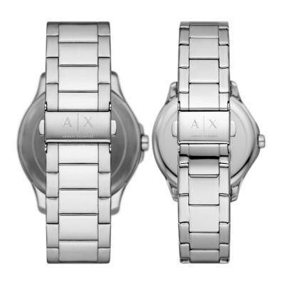 Armani exchange watch hot sale change date