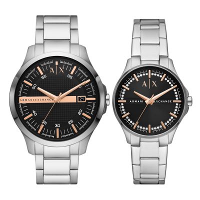 Armani exchange watch change on sale date