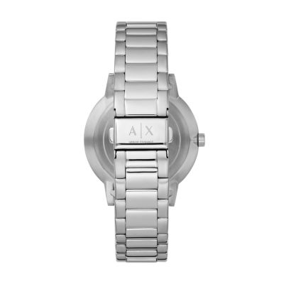 Armani Exchange Three-Hand Stainless Steel Watch and Bracelet Gift Set -  AX7138SET - Watch Station | Quarzuhren