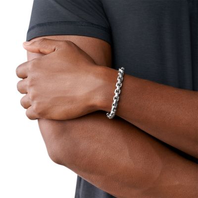 Armani Exchange Stainless Steel Chain Bracelet