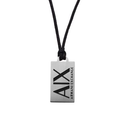 Armani exchange shop dog tag