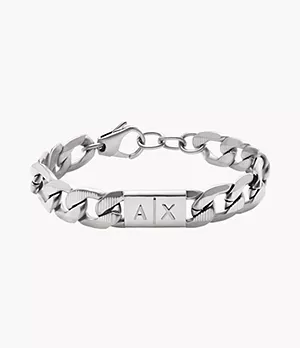 Bracelet chaîne Armani Exchange en acier inoxydable