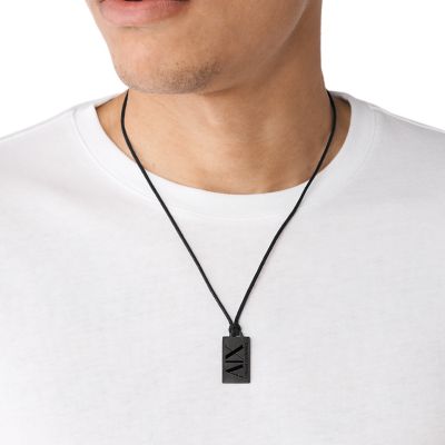 Armani exchange necklace for mens new arrivals