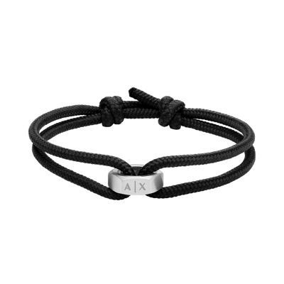 Exchange Polyester Bracelet Watch ID Armani AXG0090040 - - Station Black