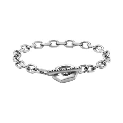 Exchange Armani AXG0103040 Watch - Steel Station Chain Stainless - Bracelet