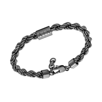 ✨ARMANI EXCHANGE Multi-Charm Bracelet Armani Exchange AX Silver Tone 7