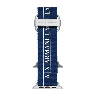 Armani Exchange Blue rPET Band For Apple Watch®, 42mm/44mm/45mm - AXS8024 -  Watch Station