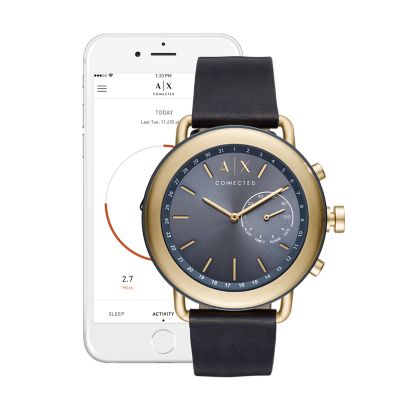 armani exchange hybrid smartwatch features