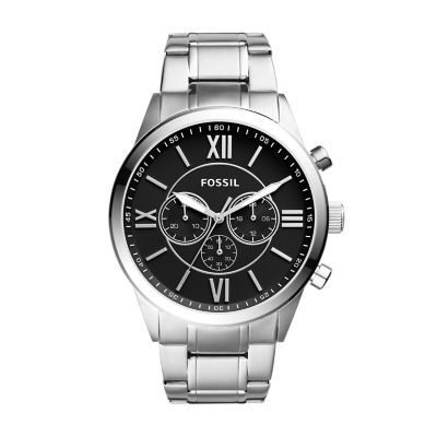 Fossil Men Flynn Chronograph Stainless Steel Watch