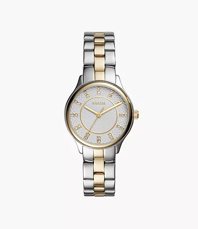 Modern Sophisticate Three-Hand Two-Tone Stainless Steel Watch - BQ1574 ...