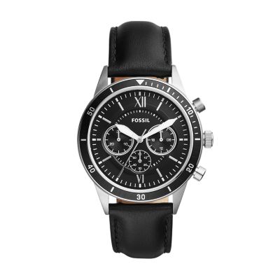 Black Chronograph Watch | Fossil.com