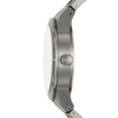 flynn sport chronograph silver stainless steel watch