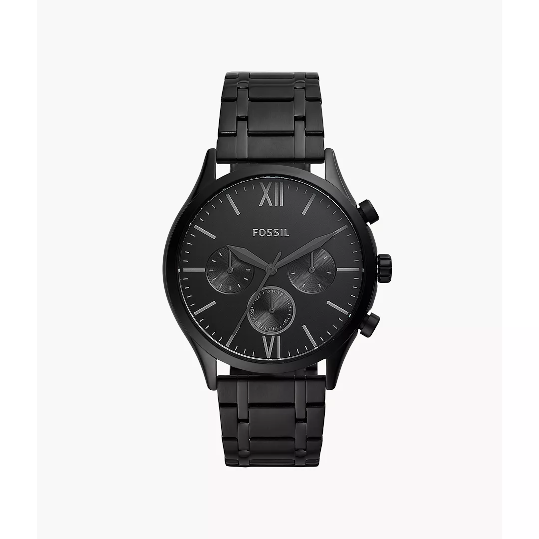 Fossil Men's Fenmore Midsize Multifunction Stainless Steel Watch - Black