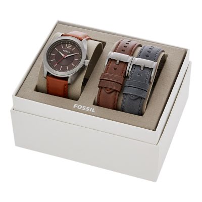 watch with interchangeable bands