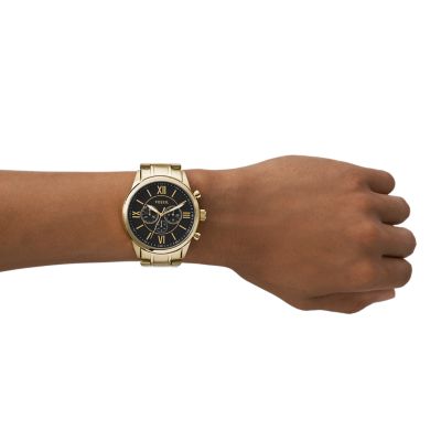 Oferta Reloj de moda dorado para Hombre y Mujer con pulsera de