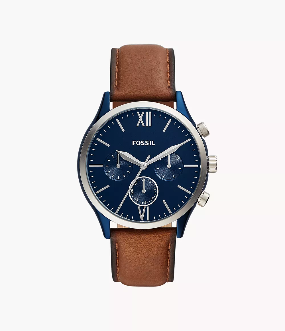 Fenmore Multifunction Luggage Leather Watch jewelry
