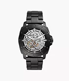 Privateer Sport Mechanical Black Stainless Steel Watch