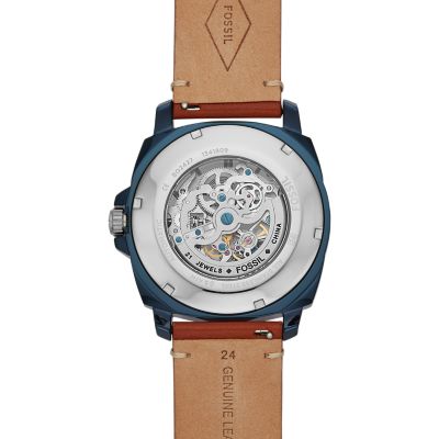 Privateer Sport Mechanical Luggage Leather Watch - BQ2427 - Watch