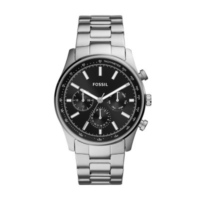 Sullivan Multifunction Stainless Steel Watch BQ2447 Fossil