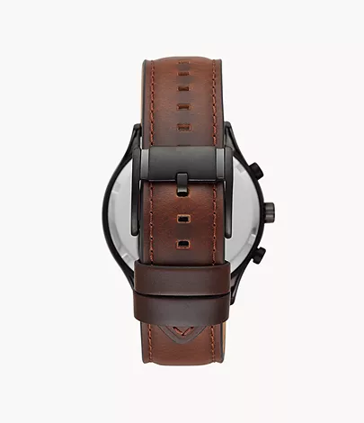 Fenmore Midsize Multifunction Brown Leather WatchFenmore Midsize Multifunction Brown Leather Watch
