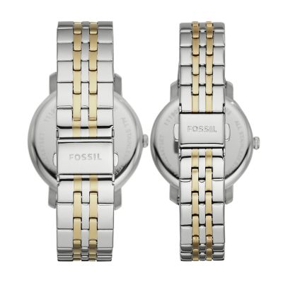 Coffret cadeau montres Lux Luther trois aiguilles en acier