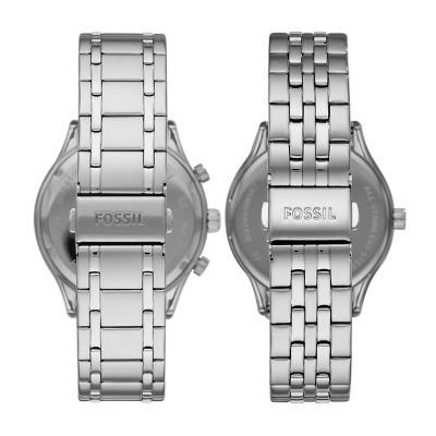 Coffret cadeau montre Fenmore multifonction en acier inoxydable