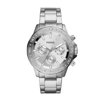 Bannon Multifunction Stainless Steel Watch BQ2490 Fossil