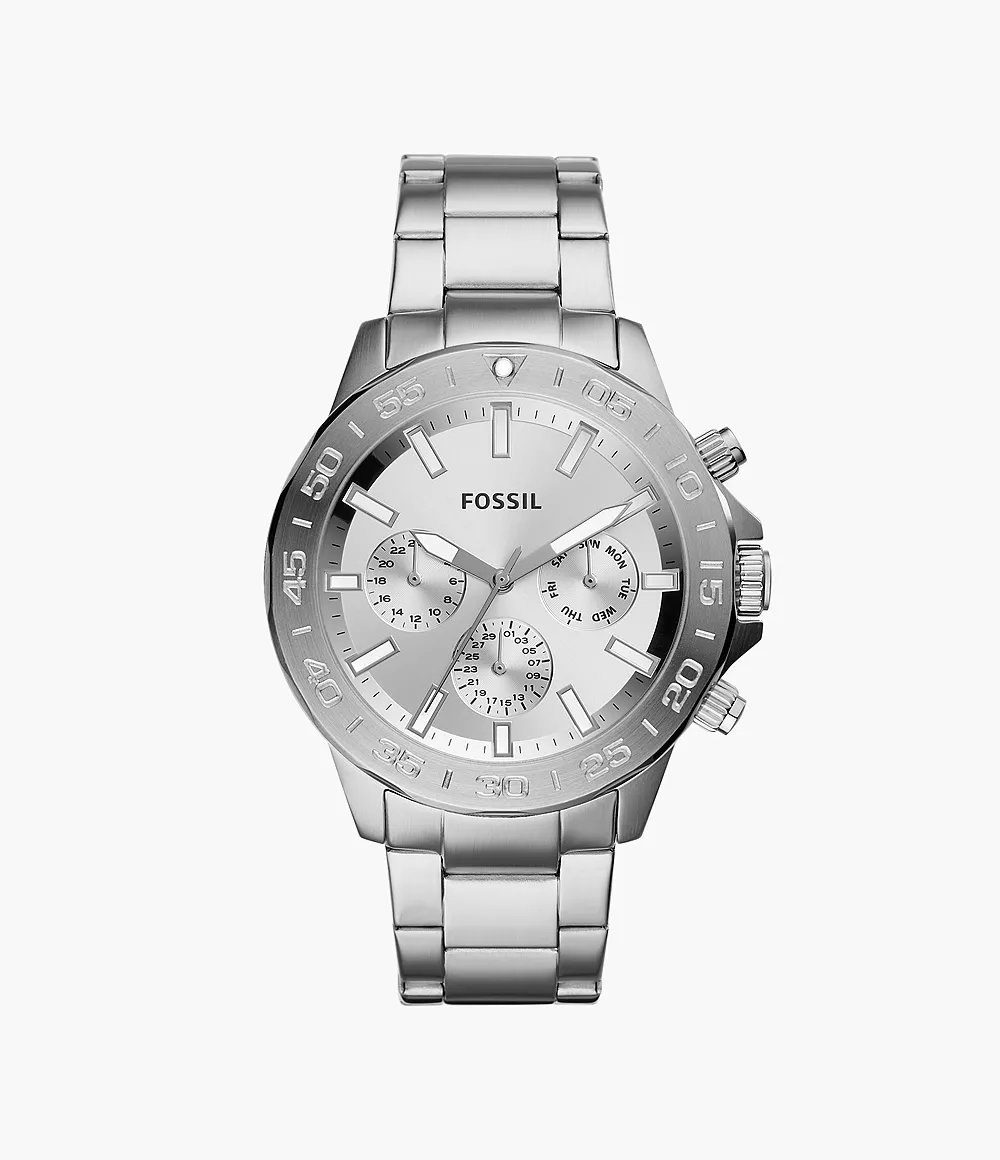 Bannon Multifunction Stainless Steel Watch jewelry

