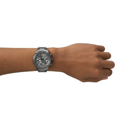 Fossil smoke stainless steel watch new arrivals