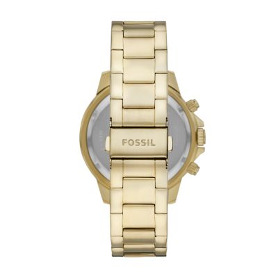 Fossil Dean Chronograph Gold FS4867 reloj dorado de acero