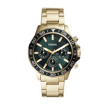 Bannon Multifunction Gold-Tone Stainless Steel Watch Jewelry
