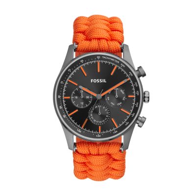 Sullivan Multifunction Orange Nylon Watch
