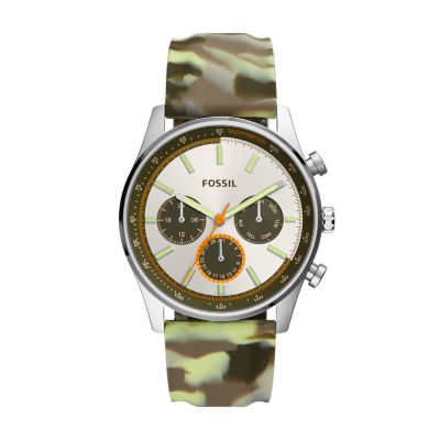 camo fossil watch