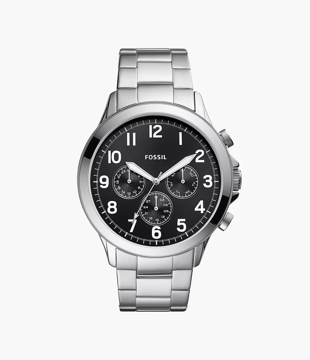 Yorke Multifunction Stainless Steel Watch