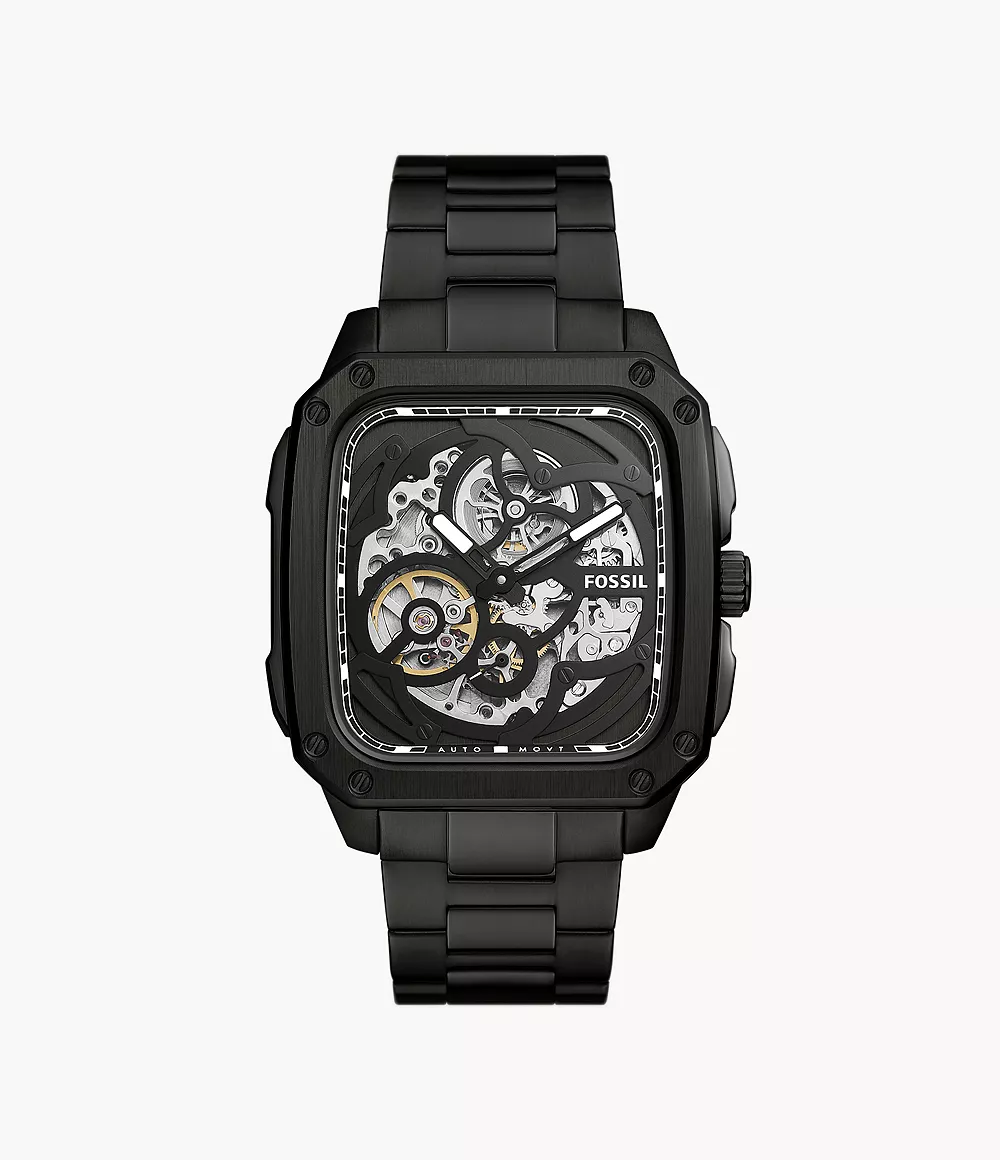 Image of Inscription Automatic Smoke Stainless Steel Watch