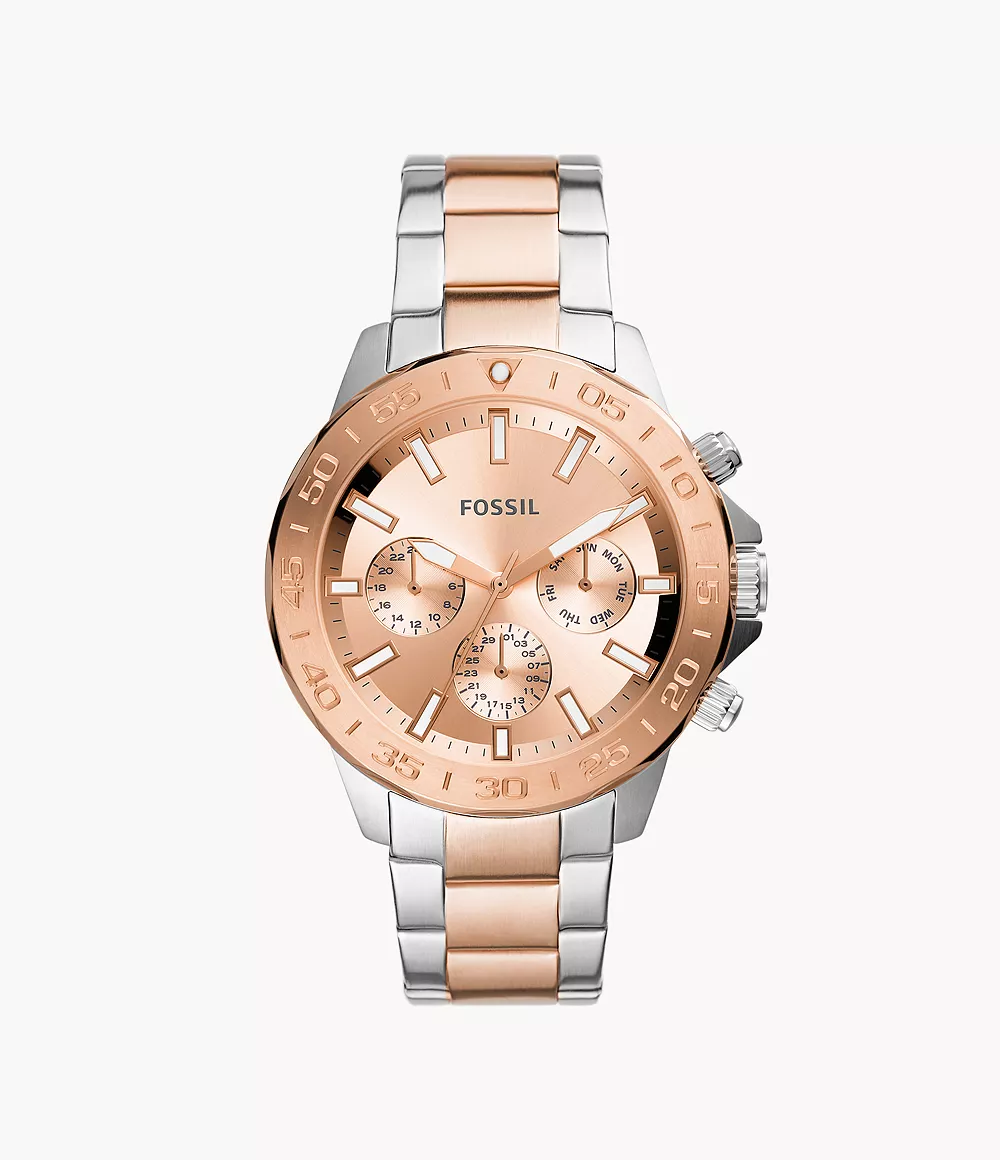 Image of Bannon Multifunction Two-Tone Stainless Steel Watch
