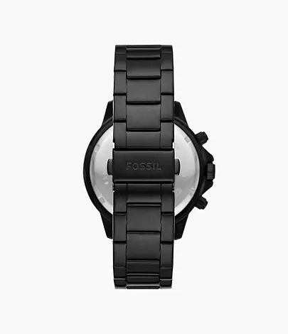 Bannon Multifunction Black Stainless Steel Watch - BQ2587 - Fossil