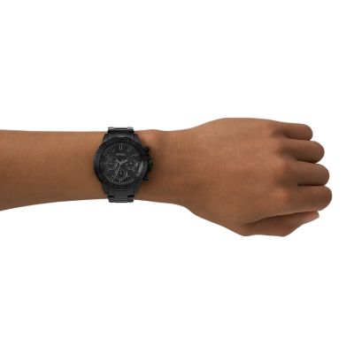 Fossil full deals black watch