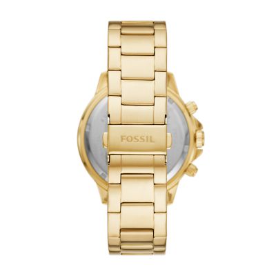 Fossil gold watch online for men