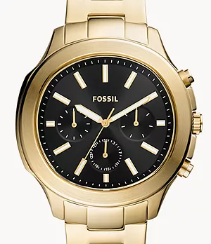 Windfield Multifunction Gold-Tone Stainless Steel Watch