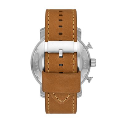 Gage Chronograph Brown Leather Watch BQ2594 Watch Station